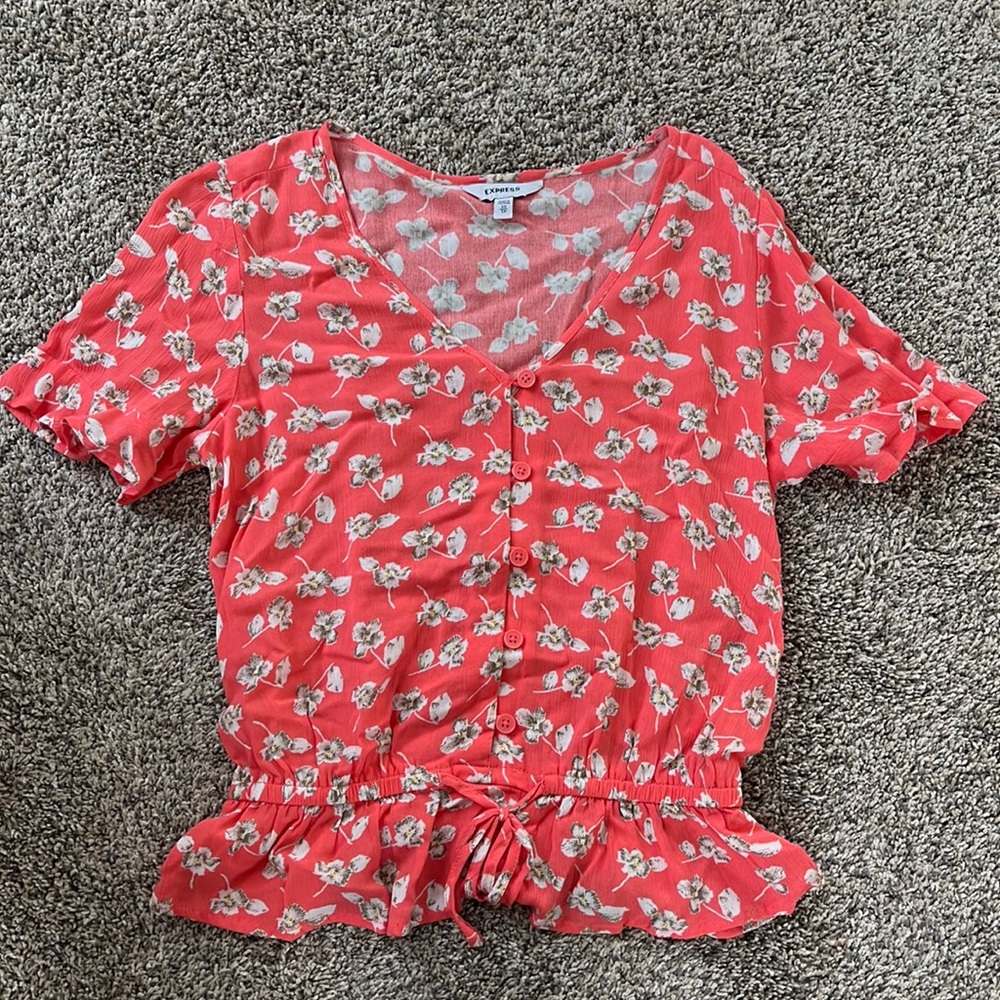 Bright floral top